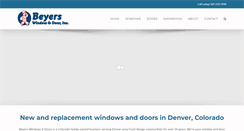 Desktop Screenshot of beyerswindows.com