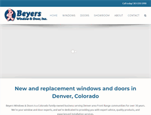 Tablet Screenshot of beyerswindows.com